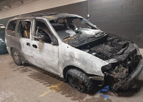 2003 Kia Sedona Ex/Lx from USA, damaged, VIN KNDUP131036466035